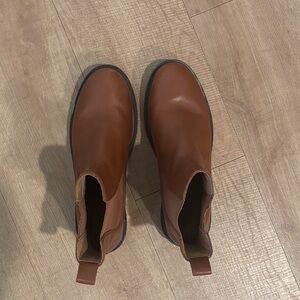 Classic Brown Leather Boots